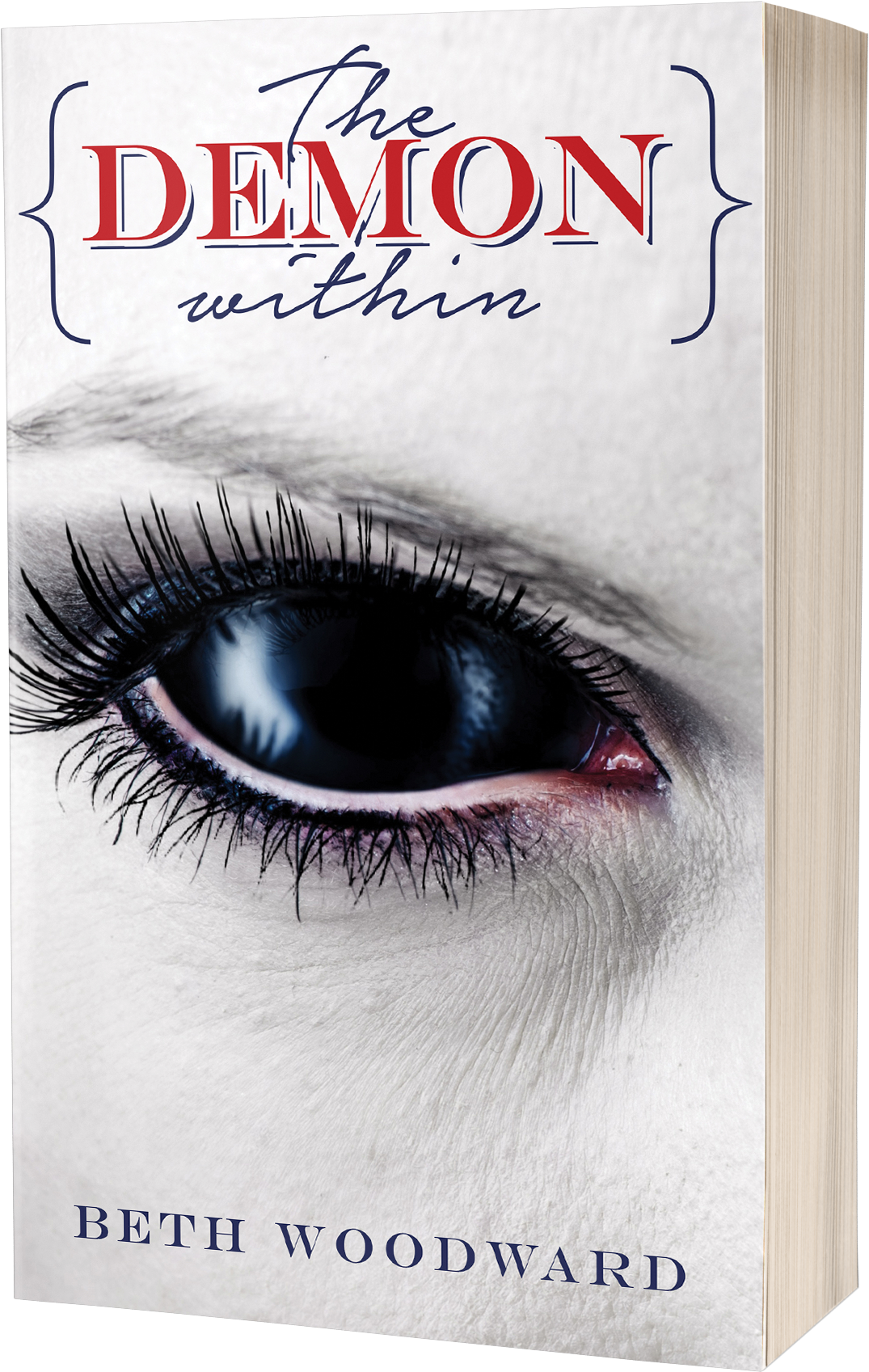 The Demon Within - Halloween Decorative Contact Lenses (1390x2000), Png Download