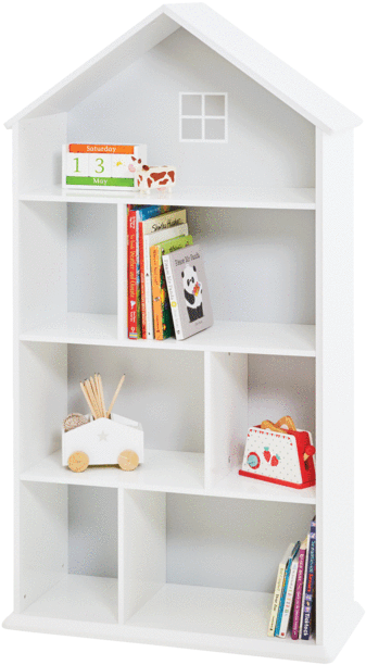 Large Townhouse Bookcase - Shelf (654x654), Png Download