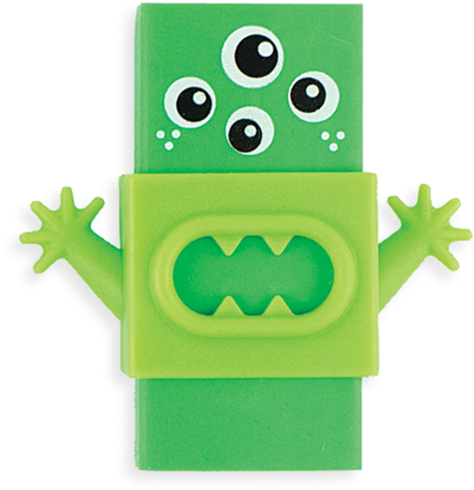 Set Of - Ooly Monster Erasers 112-084 (800x800), Png Download