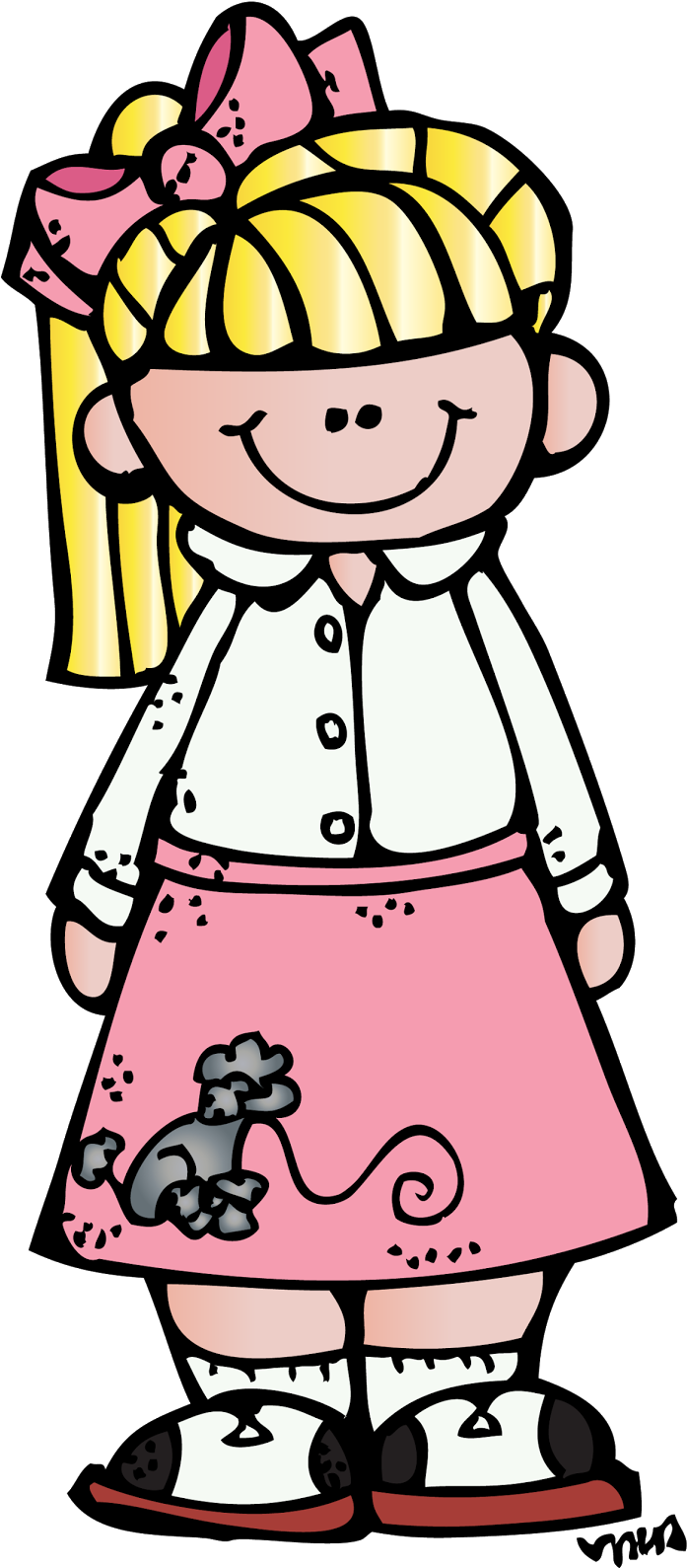 Education Clipart, Kids Graphics, 100 Days Of School, - 50's Day Clip Art (699x1600), Png Download