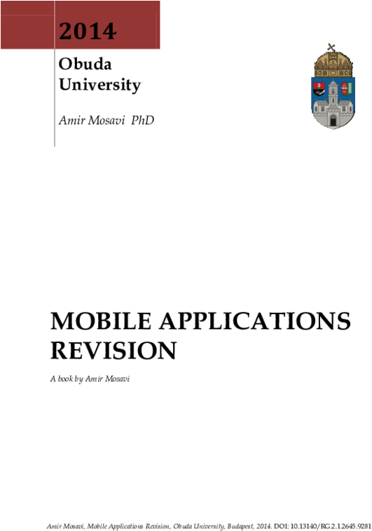 Pdf - Óbuda University (600x776), Png Download