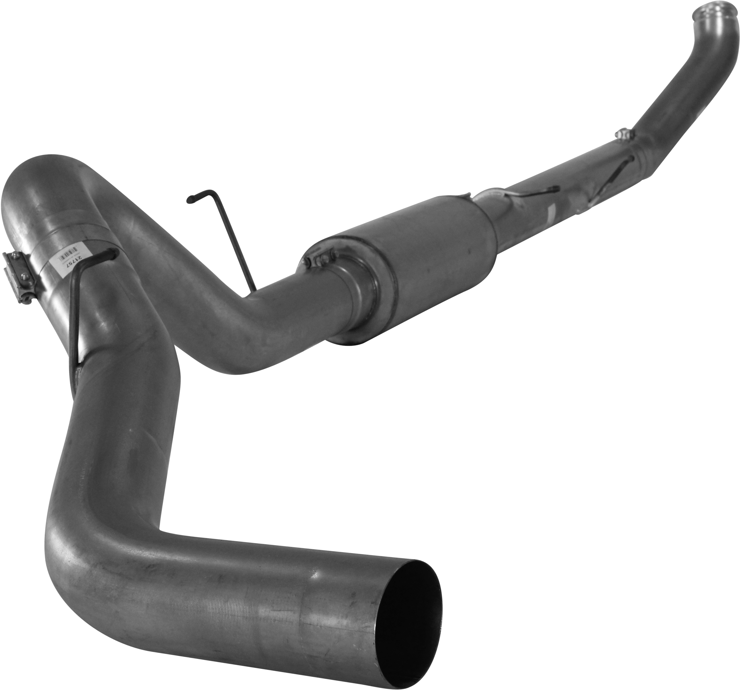 2013 Cummins 5″ Exhaust W/ Muffler Coil Spring Kit - Pipe (4096x2731), Png Download