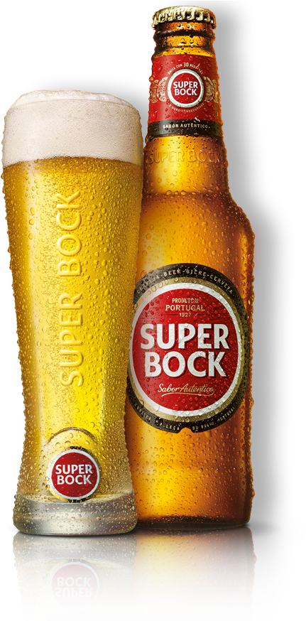 Super Bock Original - Portugal Beer Super Bock (832x873), Png Download