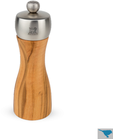 Peugeot Fidji 6 Inch Salt Mill Olive Wood - Wood (524x700), Png Download
