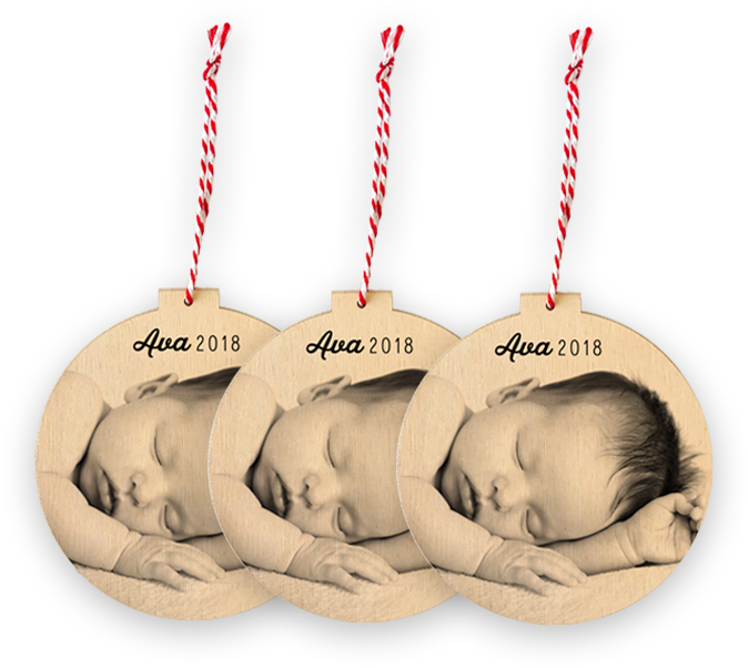 Customizable Christmas Ornaments - Sleep (710x702), Png Download