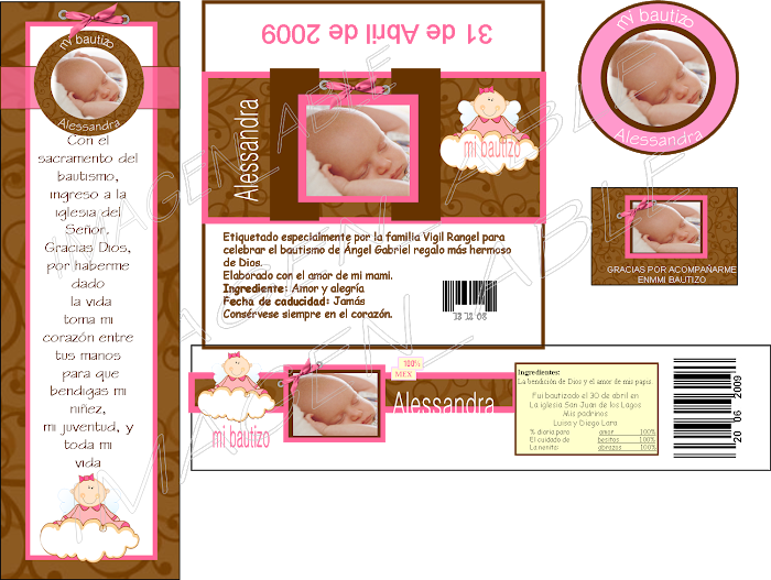 Imagenes De Luto Para Bb Pin Imagui - Oraciones Bautizo Para Imprimir (700x527), Png Download