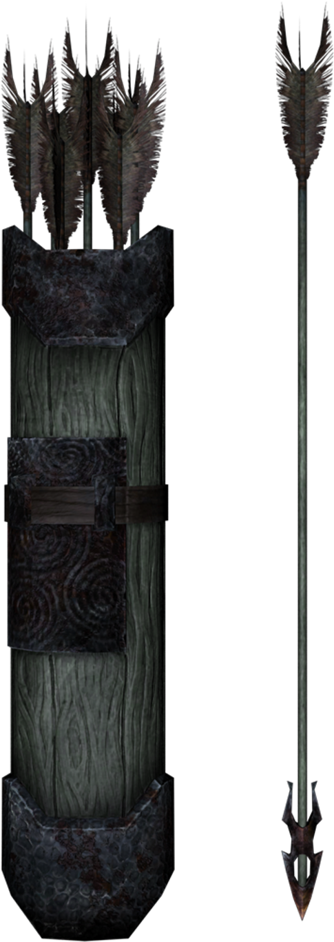 Skyrim Sticker - Flecha Nordica (1024x1365), Png Download