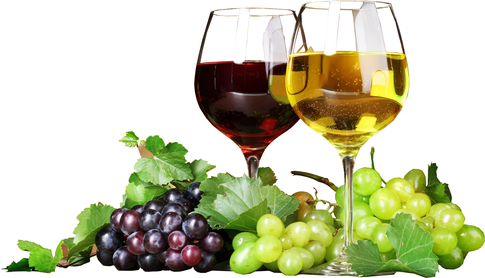 Glass Of Red And White Wines (1920x1200), Png Download