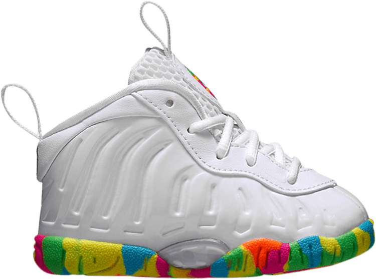 Nike Little Posite One Td 'fruity Pebbles' - Sneakers (750x557), Png Download