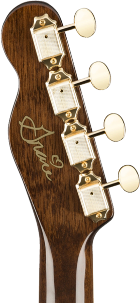 Ukulele Fender 0971630076 G Vanderwaal Sig Uke Wn W/bag - Acoustic-electric Guitar (600x600), Png Download