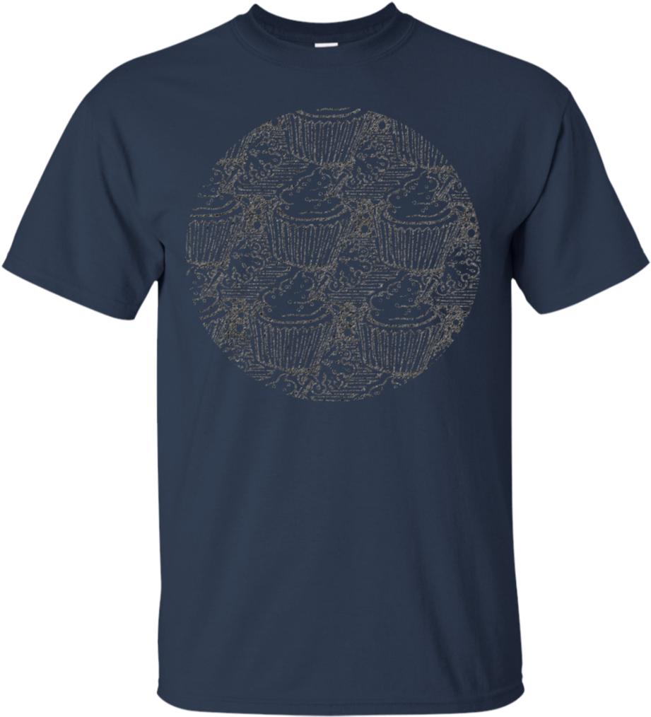 Faded Cupcake Circle Baker T Shirt & Hoodie - Vault Tec T Shirt (1024x1024), Png Download