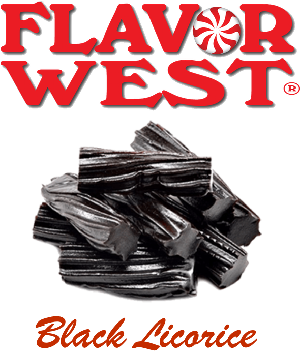 Black Licorice By Flavor West - Poster (600x720), Png Download