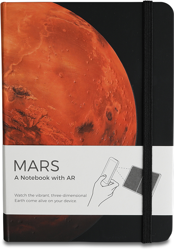 Astroreality Ar Notebook - Planet Mars (900x900), Png Download