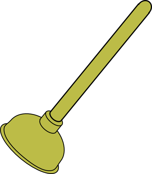 Gold Toilet Plunger Clip Art - Golden Plunger Clip Art (522x596), Png Download