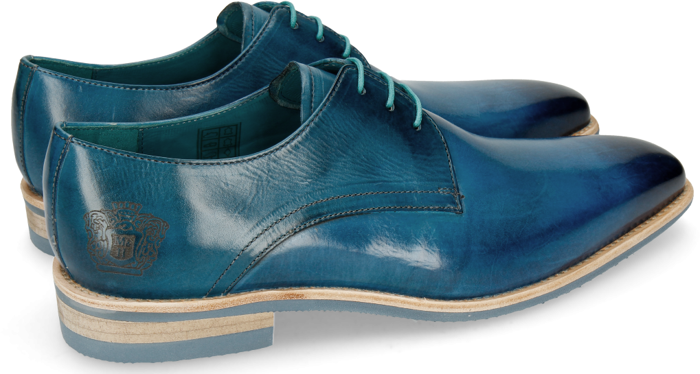 Derby Shoes Lance 24 Bluette Lasercut Crown - Sneakers (1024x1024), Png Download