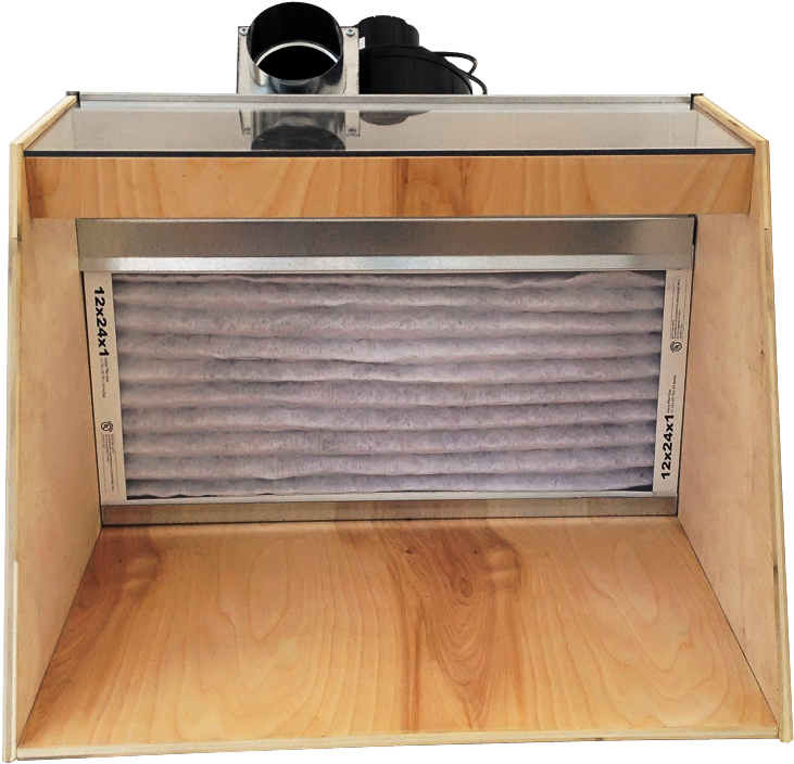 Diy Hobby Spray Booth - Diy Spray Booth (800x773), Png Download