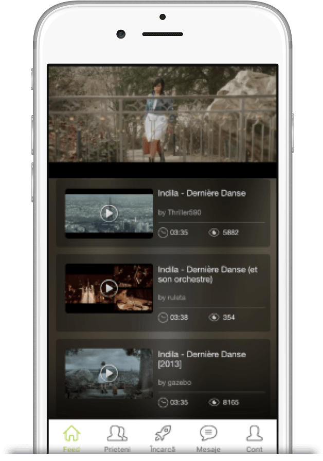 Trilulilu Video Screen - Iphone (720x912), Png Download