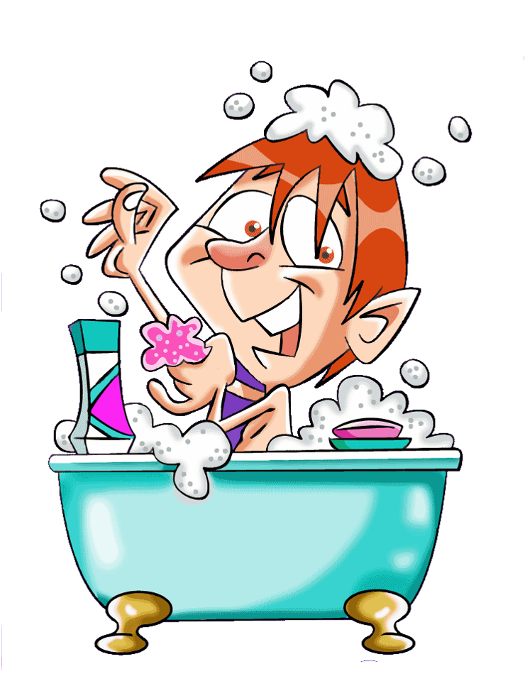 Esl Kids Vocabulary - Душ Картинка Для Детей (802x1009), Png Download