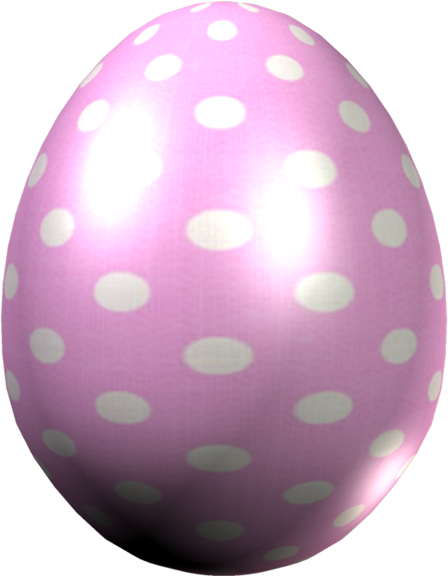 Egg Sticker - Polka Dot (1024x1268), Png Download