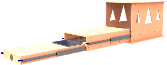 Trail Chef - Bed Frame (800x449), Png Download