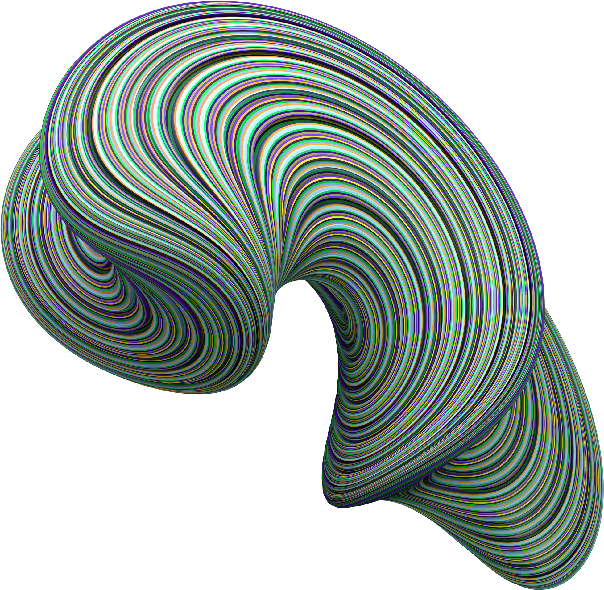 A Piece From “swirled, Vol - Illustration (2000x2000), Png Download