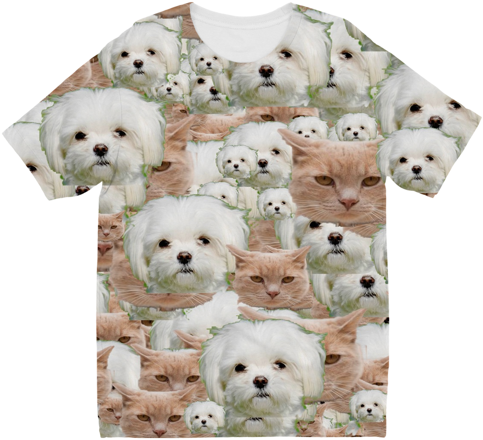 Two Face Test ﻿sublimation Kids T-shirt - Maltese (1024x1024), Png Download