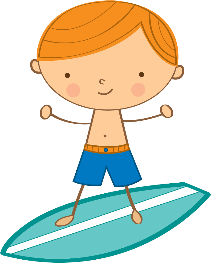 Praia E Piscina - Meninos De Desenhos Coloridos (900x900), Png Download