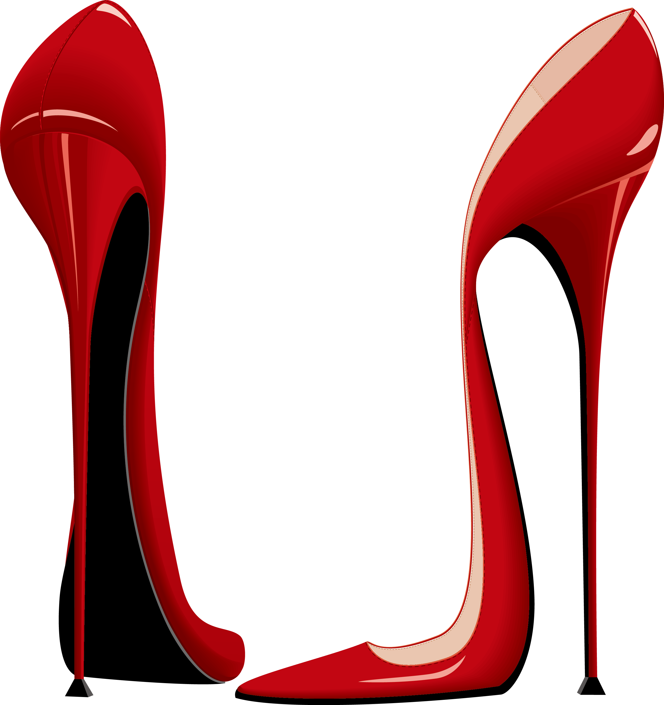 High Heeled Footwear Shoe - Basic Pump (2820x2998), Png Download