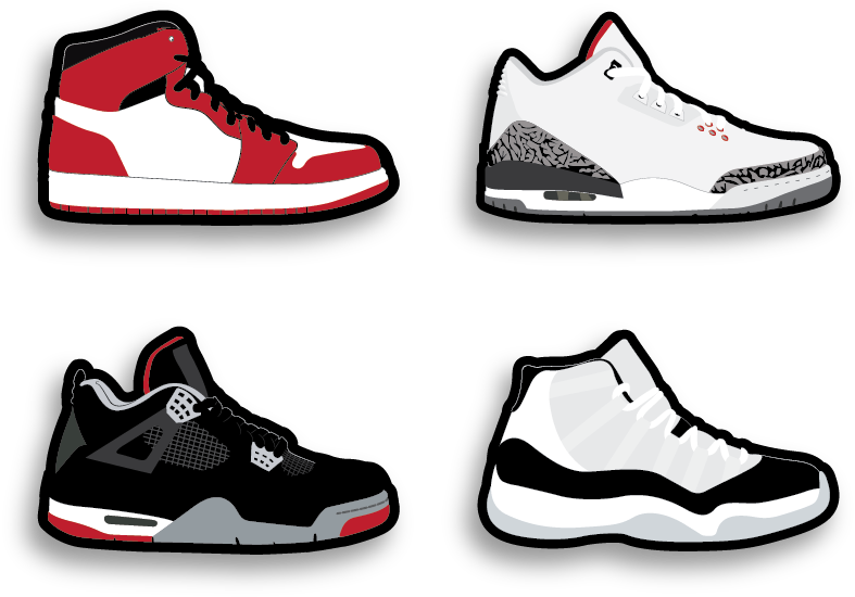 Jordan Shoes-01 - Sneakers (900x600), Png Download