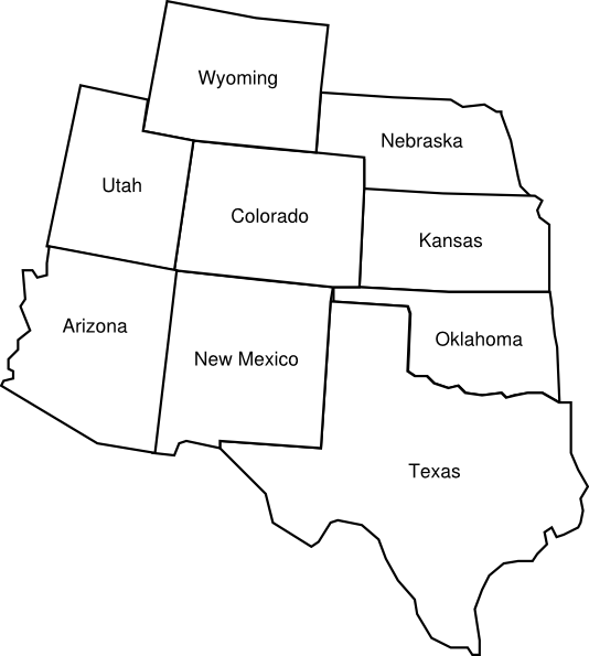 United States Capitals And Names (534x595), Png Download