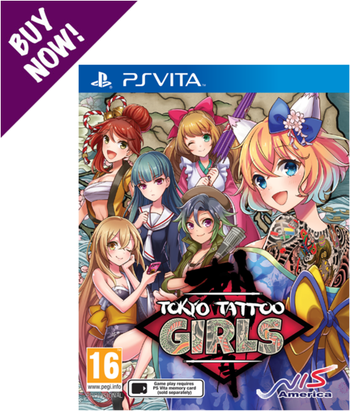 Tokyo Tattoo Girls - Tokyo Tattoo Girls Pegi (600x600), Png Download