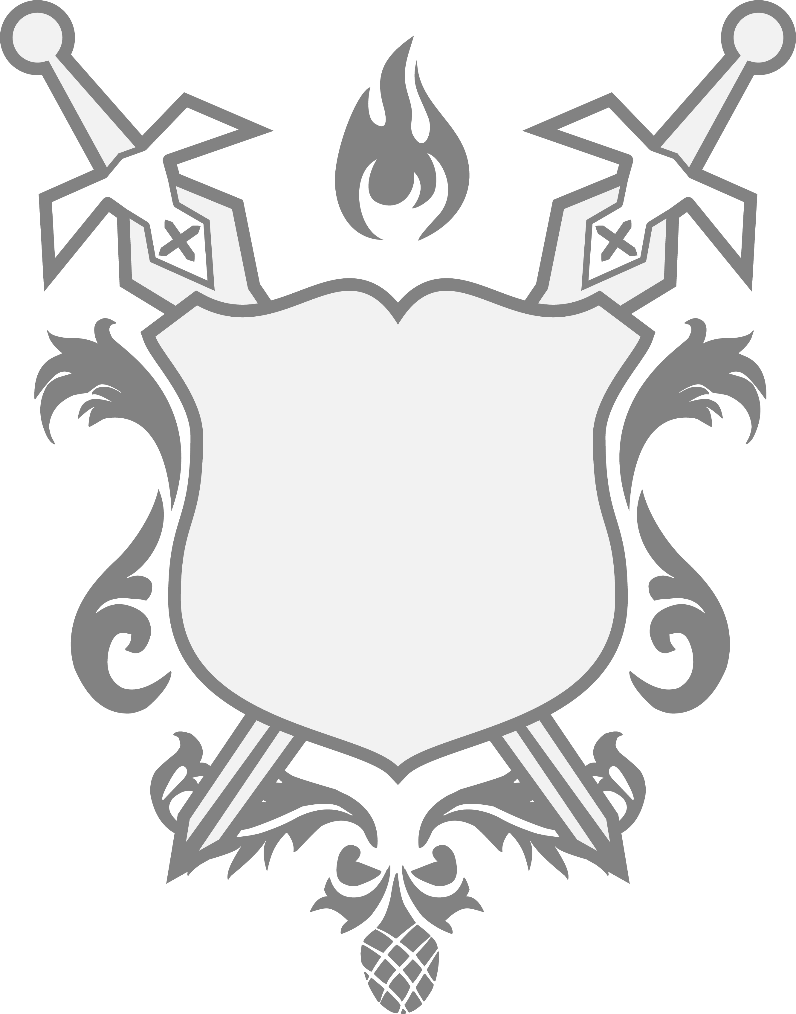 Guardia Dorada De La Legión De La Luz - Crest (2663x3391), Png Download