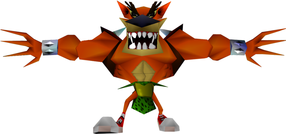 2 - Tiny Tiger Crash 2 (1196x568), Png Download