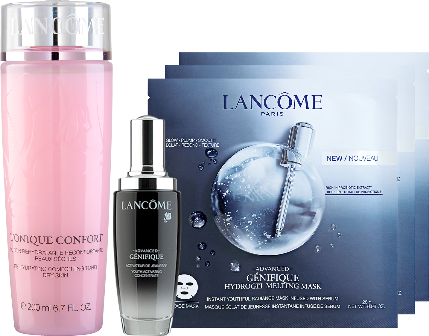Advanced Genifique Concentrate Set - Lancome (1600x1600), Png Download