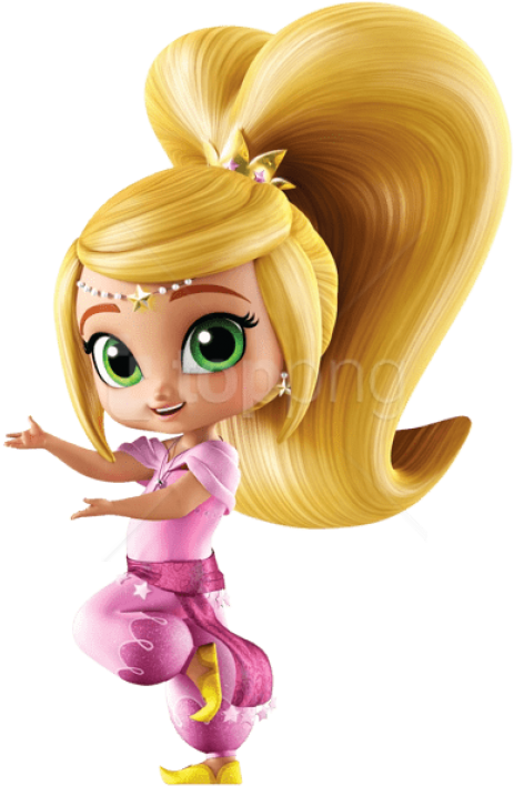 Free Png Download Leah Shimmer And Shine Transparent - Shimmer And Shine Leah Genie (480x717), Png Download