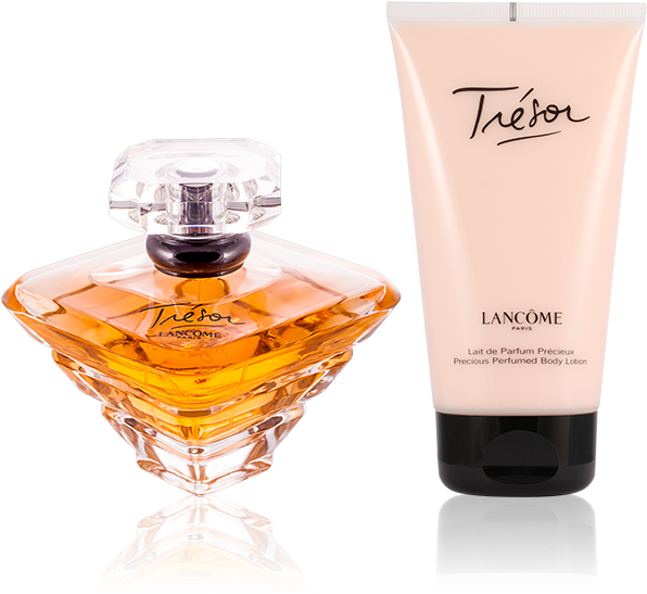 Lancome Tresor Eau De Parfum 30 Ml Bl 50 Ml Set - Perfume (700x860), Png Download