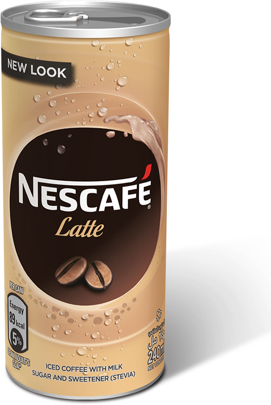 Nescafe Iced Coffee Latte 6 X 240ml - Nescafe Ready To Drink Chilled Coffee (750x1510), Png Download