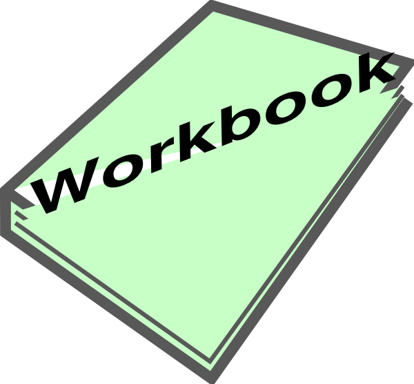 Workbook Clipart (600x556), Png Download