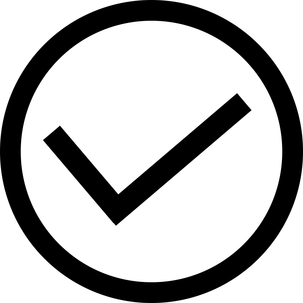 Png File - Correct Icon (980x980), Png Download