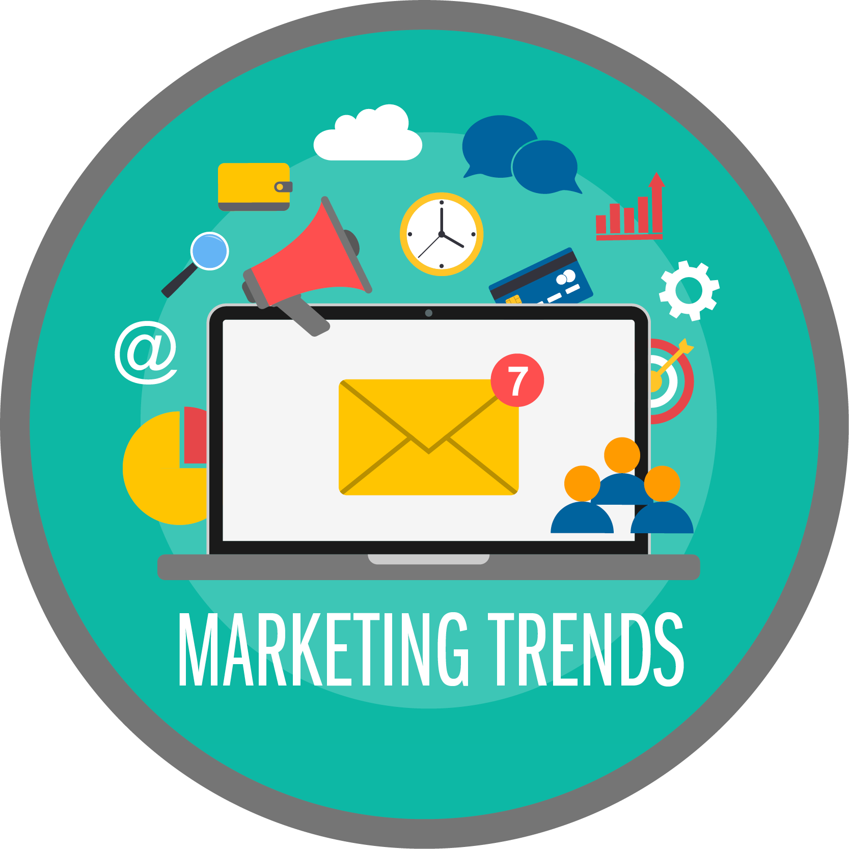 There Are Larger Trends That Marketers Need To Be Aware - Marketing (1667x1667), Png Download