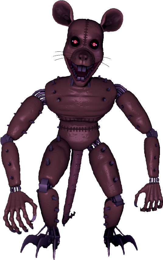 Monster R - Five Nights At Candy's 3 Monster Rat (603x874), Png Download