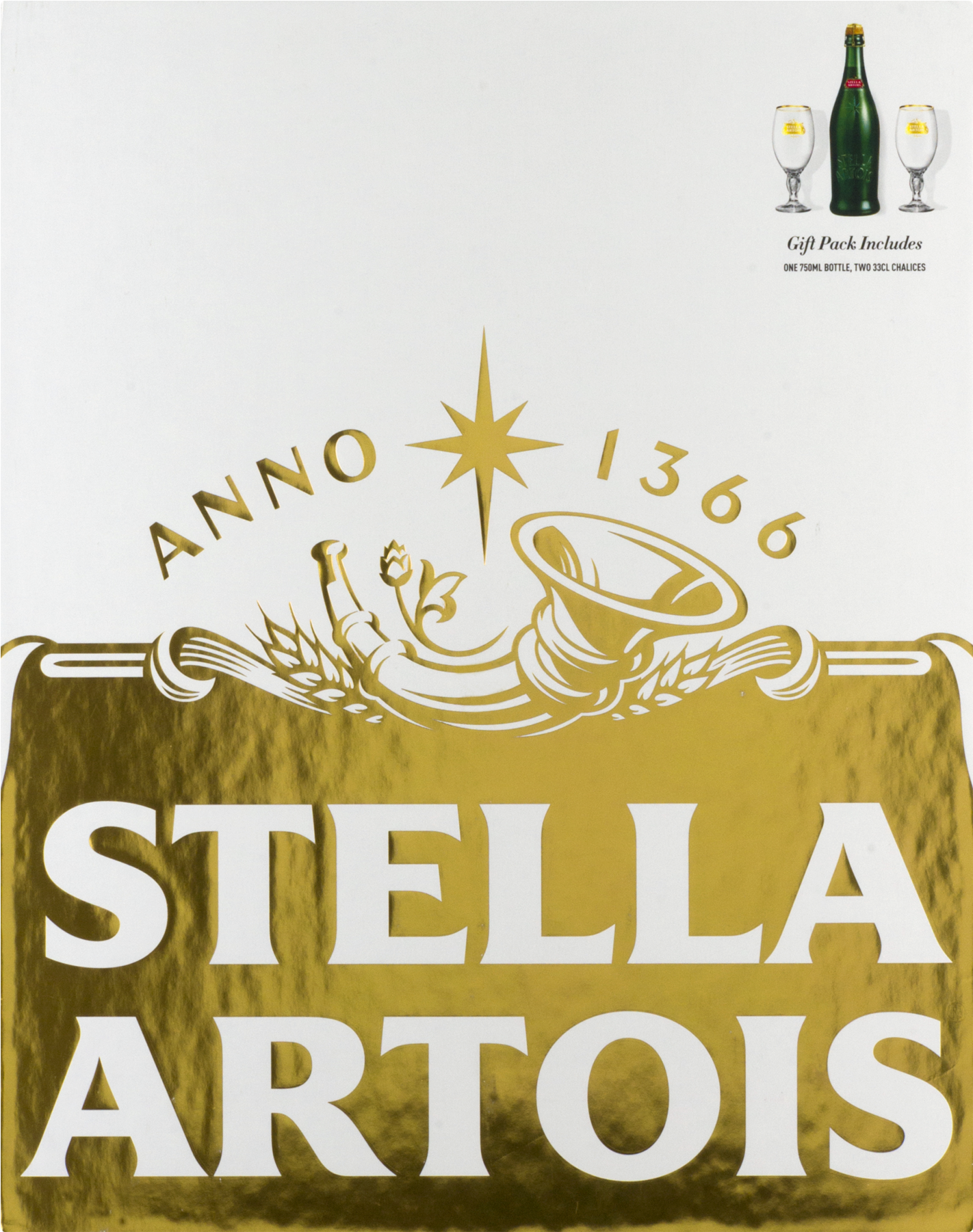 Stella Artois Lager Anno 1366 Gift Pack, 750 Ml Bottle - Stella Artois (1800x1800), Png Download