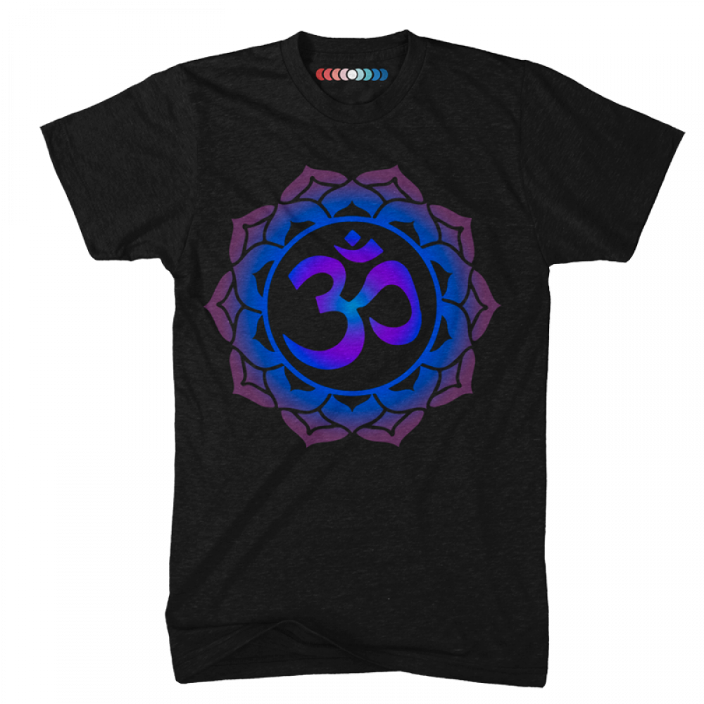 Crown Chakra T Shirt Multi Color - Active Shirt (1000x1000), Png Download