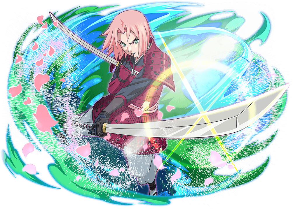 Samurai Sakura Naruto Blazing (1024x800), Png Download