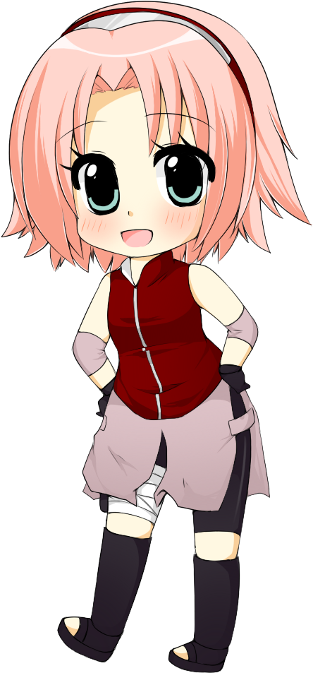 Chibi Sakura Haruno Photo - Sakura Haruno (505x971), Png Download