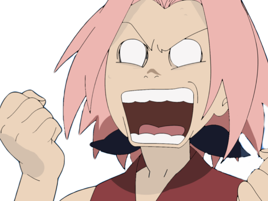 Lien Direct, 2017/28/7/1500216497 Img 2079 - Sakura Com Raiva Do Naruto (853x640), Png Download