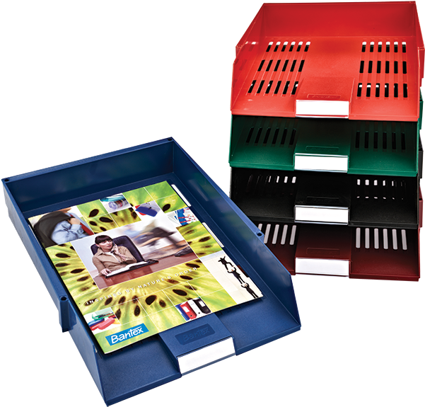Letter Tray - Bantex Letter Trays (617x600), Png Download