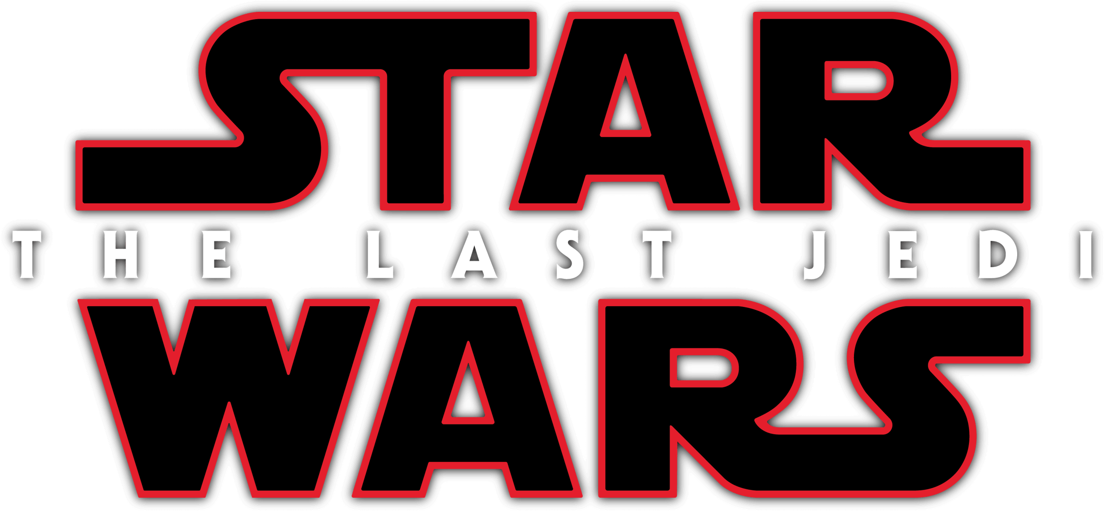The Last Jedi - Star Wars The Last Jedi Logo (2256x1049), Png Download
