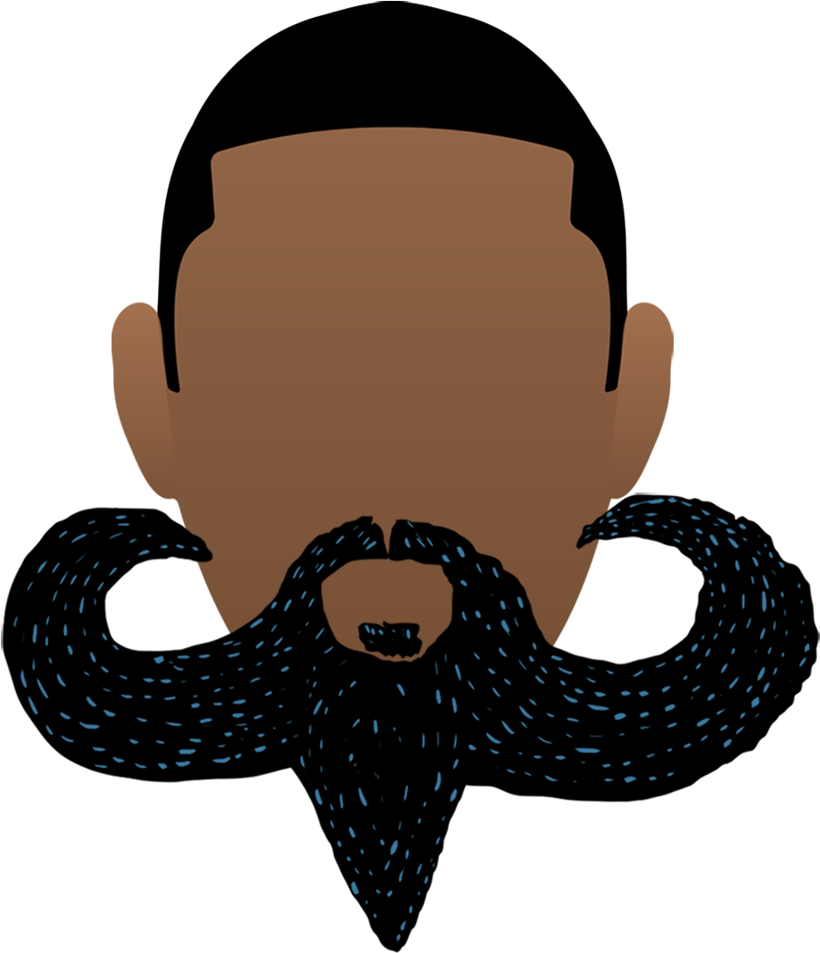 How To Shave Off Your Beard In Fun And Creative Stages - Illustration (1089x1180), Png Download