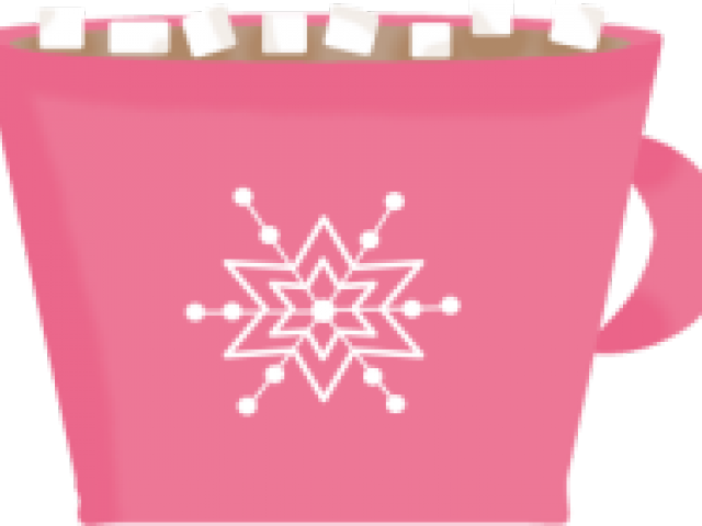 Hot Chocolate Clipart Marshmallow Clipart - Red Snowflakes (640x480), Png Download